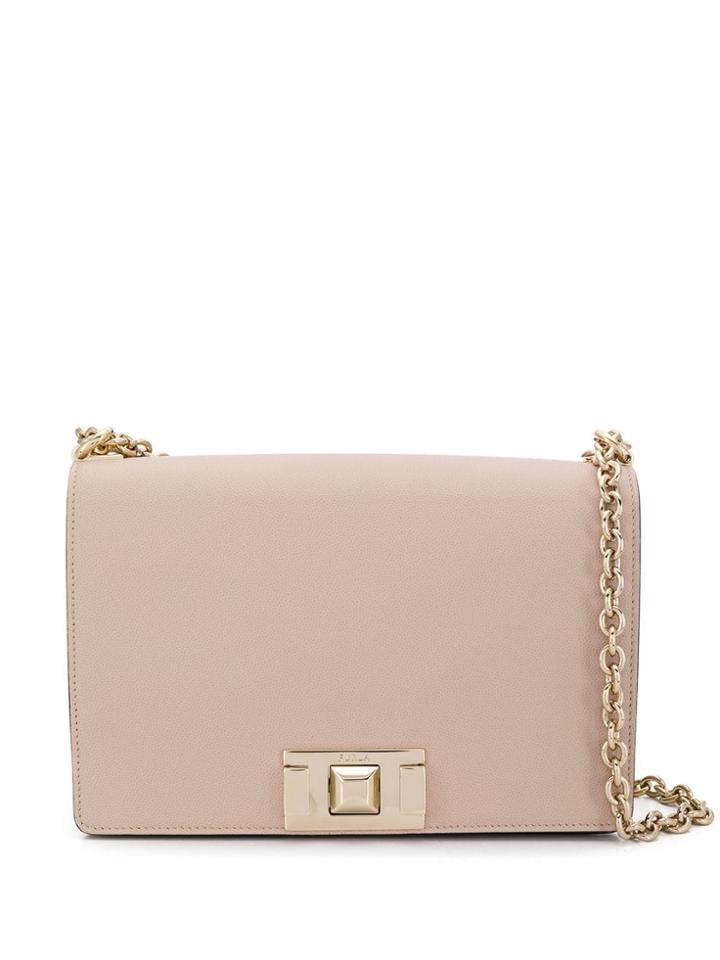 Furla Chain Link Strap Cross Body Bag - Neutrals