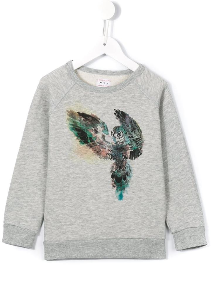 Morley 'bass Owl' Sweatshirt, Girl's, Size: 10 Yrs, Grey