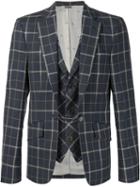 Vivienne Westwood Checked Layered Blazer