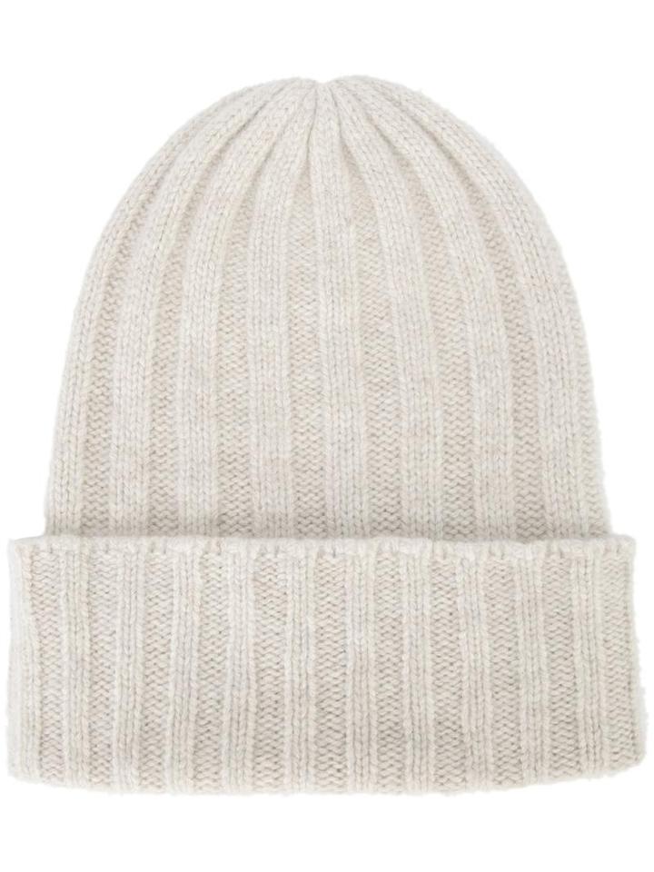 The Elder Statesman 'short Bunny Echo' Beanie, Adult Unisex, Nude/neutrals, Cashmere