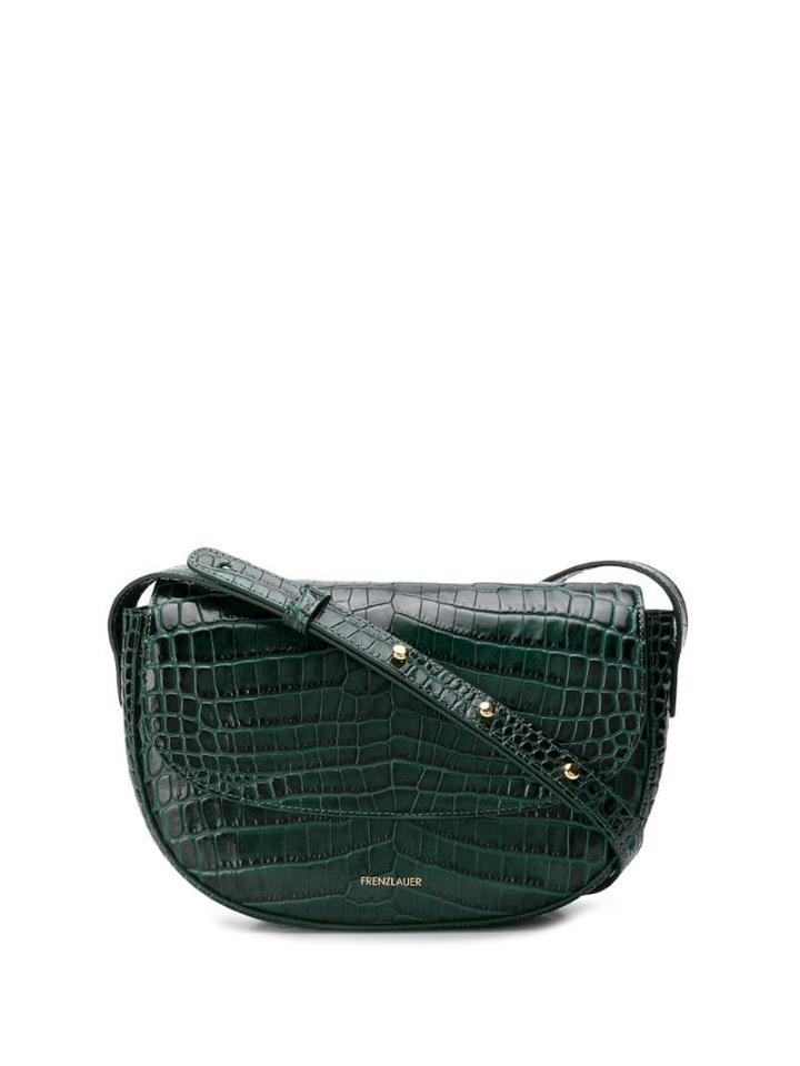 Frenzlauer Swing Crocodile Effect Crossbody Bag - Green