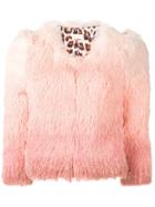 Mother Gradient Fluffy Jacket - Pink