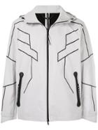 Blackbarrett Contrast Detail Zip-front Jacket - Grey