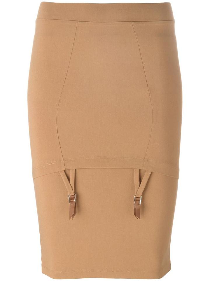 Murmur 'mid Waist Piet' Skirt, Women's, Size: Medium, Brown, Nylon/spandex/elastane/rayon