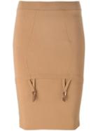 Murmur 'mid Waist Piet' Skirt, Women's, Size: Medium, Brown, Nylon/spandex/elastane/rayon