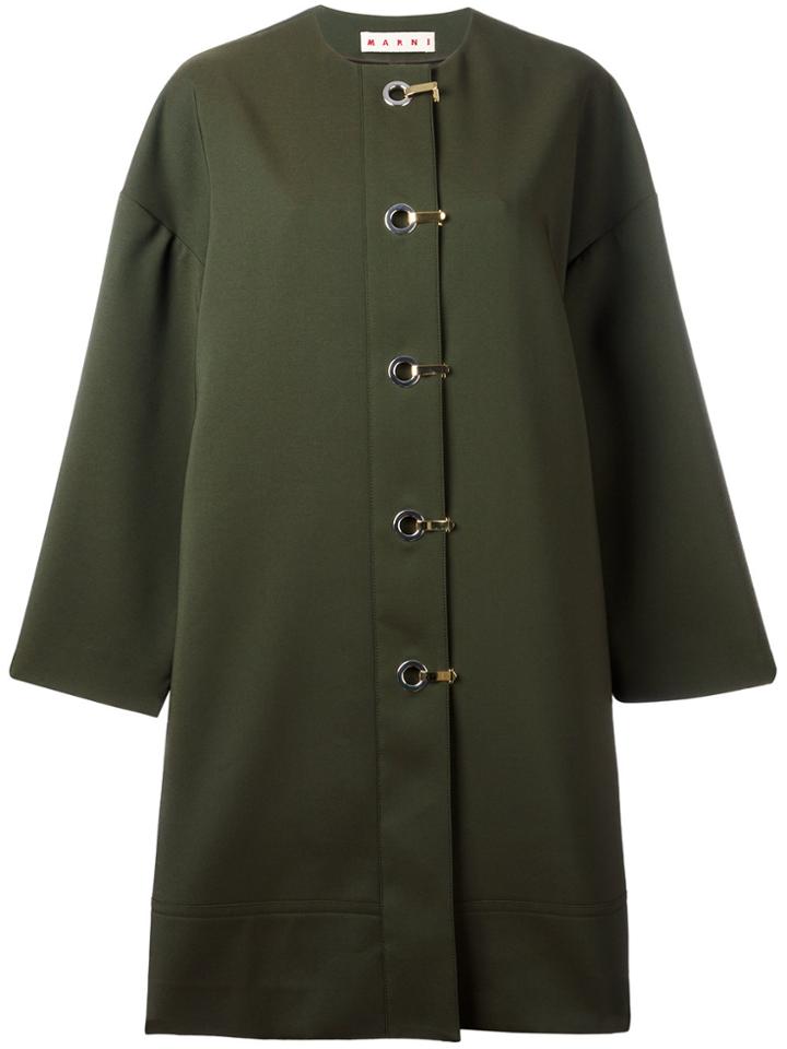 Marni Duster Coat - Green