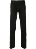 Armani Jeans Straight-leg Trousers - Black