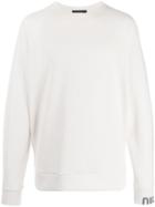 Diesel Logo Cuff Sweatshirt - White