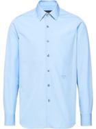 Prada Poplin Tailored Shirt - Blue