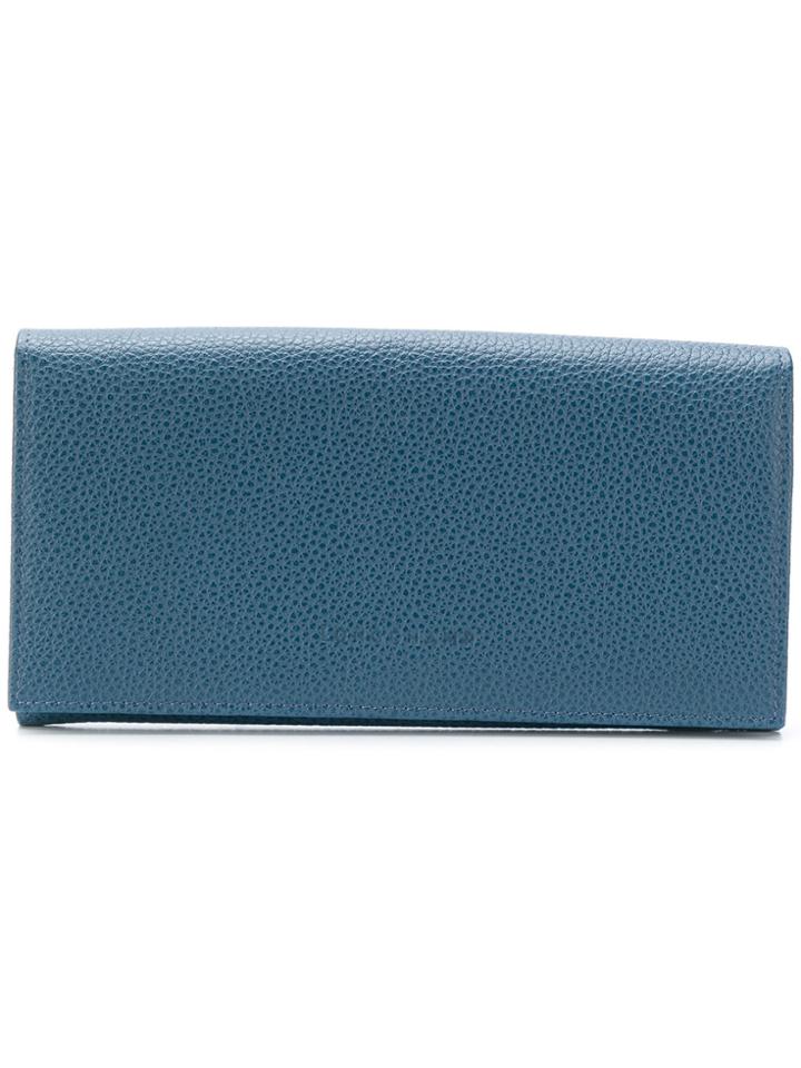 Longchamp Flap Continental Wallet - Blue