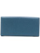 Longchamp Flap Continental Wallet - Blue