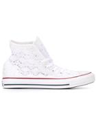 Converse Crochet Sneakers - White