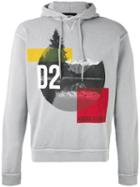 Dsquared2 - Mountain Print Hooded Sweatshirt - Men - Cotton - Xl, Grey, Cotton