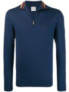 Paul Smith Knitted Jumper - Blue