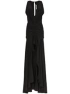 Silvia Tcherassi Antionette Silk Gown - Black