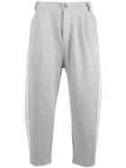 Adidas Originals Cropped Track Trousers, Men's, Size: Small, Grey, Cotton/polyester/organic Cotton