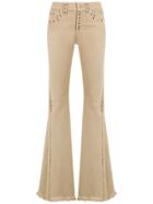 Andrea Bogosian Panelled Jeans - Nude & Neutrals