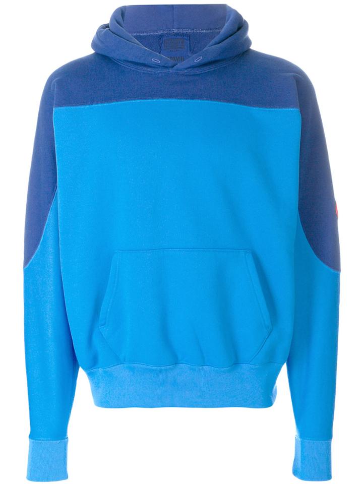 Cav Empt Colourblock Hoodie - Blue
