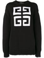 Givenchy Logo Knitted Jumper - Black