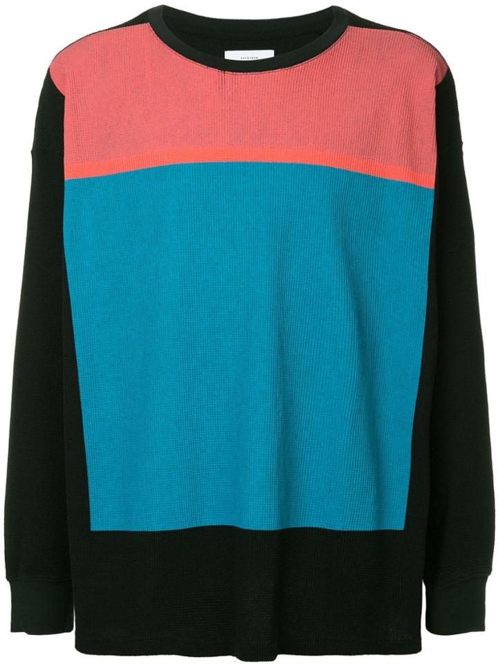 Facetasm Colour Block Sweatshirt - Black