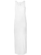 Lost & Found Rooms Tank Maxi Dress, Women's, Size: Small, White, Cotton