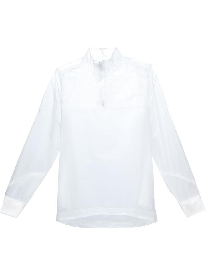 Lou Dalton Sheer Panel 'clear Zip Up' Jacket
