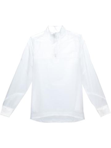 Lou Dalton Sheer Panel 'clear Zip Up' Jacket