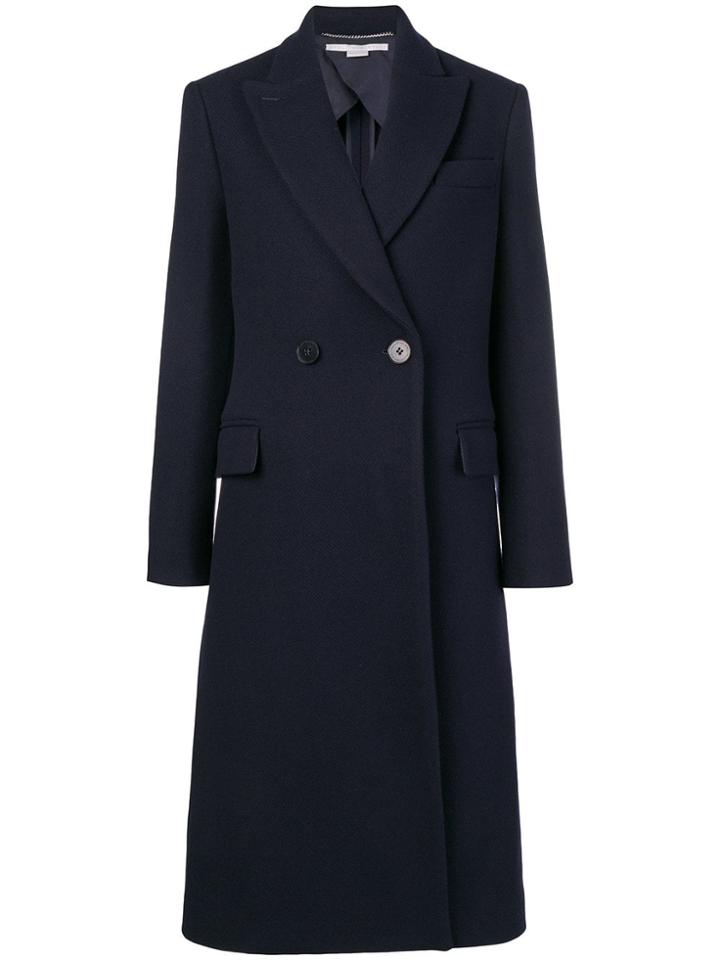 Stella Mccartney Double-breasted Coat - Blue