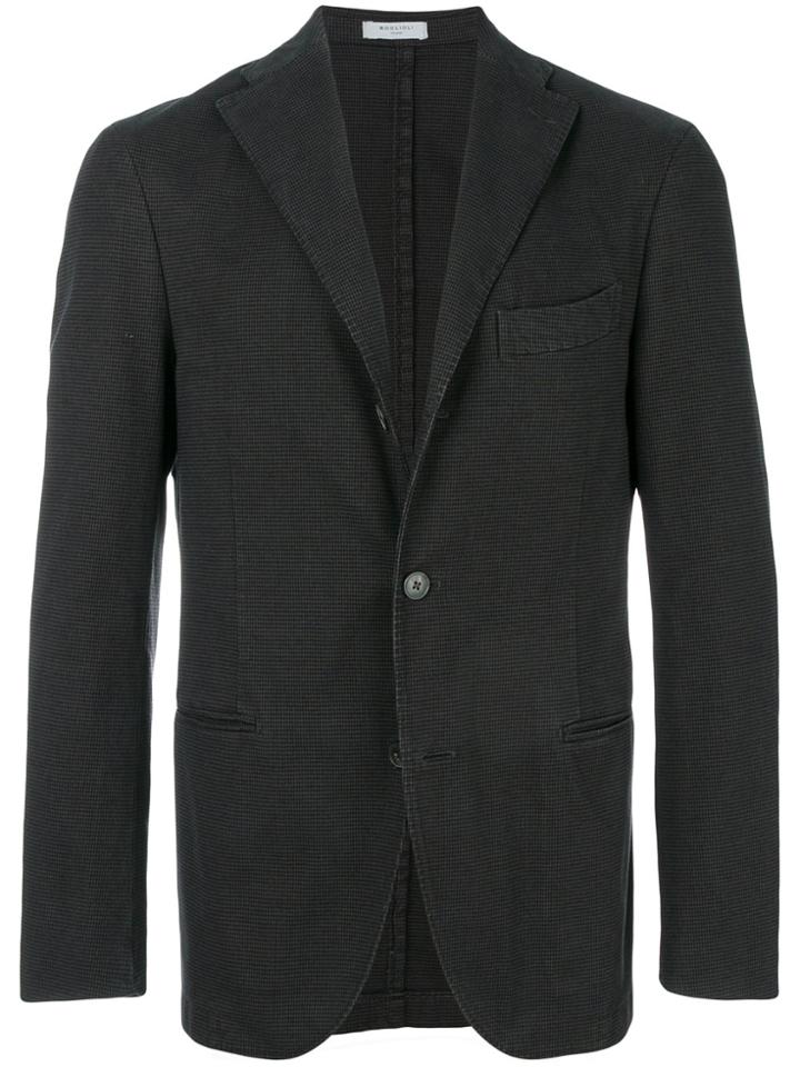 Boglioli Tri-button Blazer - Black