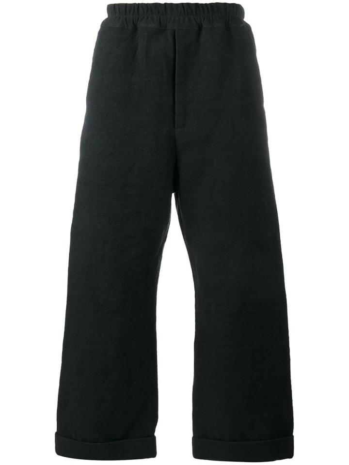 By Walid Wide Leg Trousers - Black