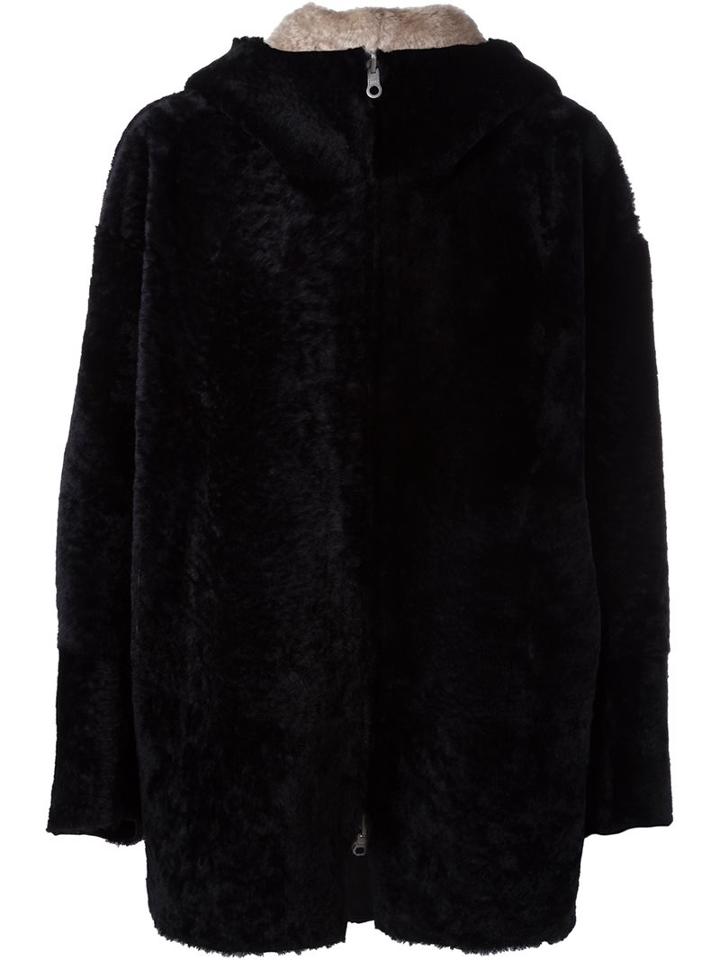 Sylvie Schimmel Reverse Short Coat, Women's, Size: 36, Blue, Lamb Fur/lamb Skin