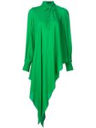 Plein Sud Front Button Placket Tunic, Women's, Size: 40, Green, Silk