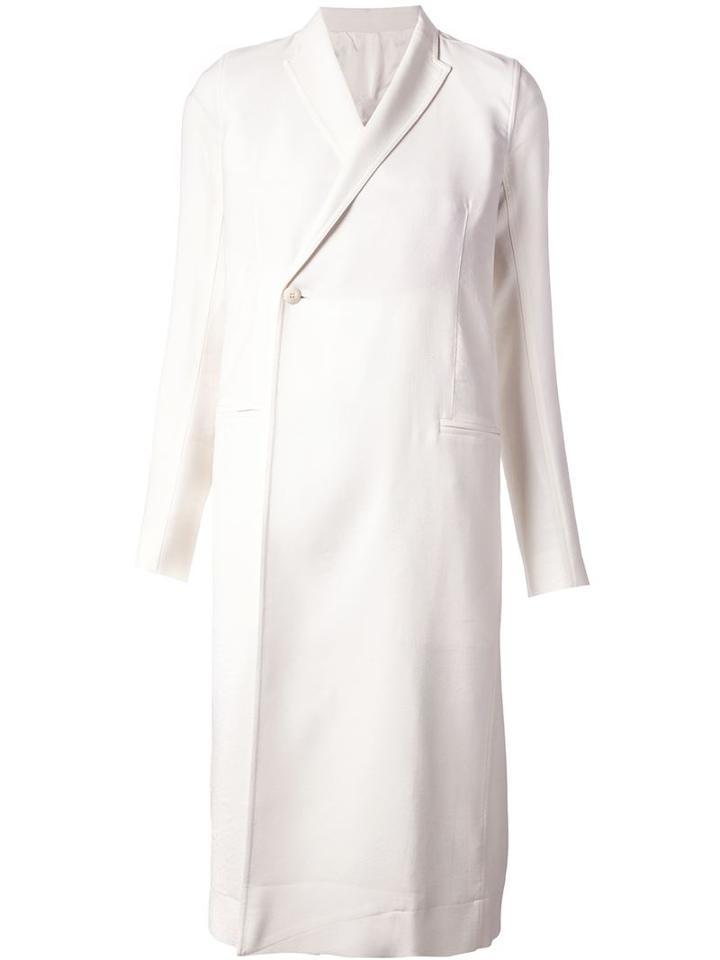 Rick Owens Fitted Overcoat