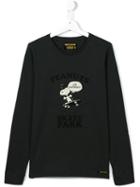 Finger In The Nose 'peanuts Skate Park' Long Sleeved Top