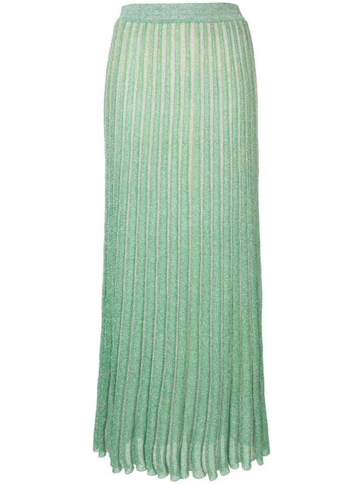 Missoni Ribbed Green Skirt
