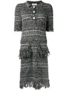 Sonia Rykiel Tweed Midi Dress - Black