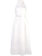 Zimmermann Halterneck Dress - White