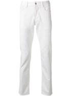 Emporio Armani Straight Leg Jeans - White