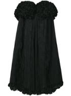 William Vintage Draped Long Cape - Black