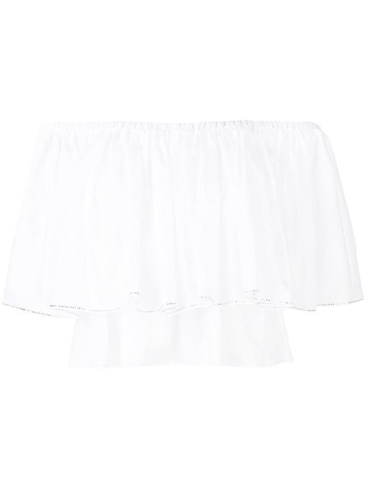 Alexandre Vauthier Off-the-shoulder Top - White