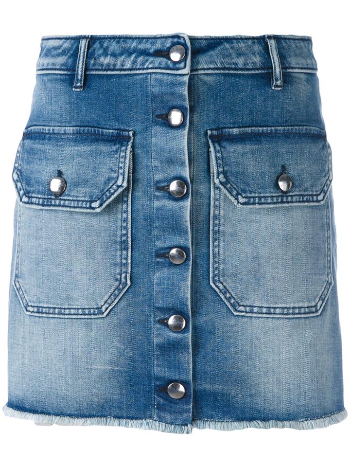 The Seafarer 'liberte' Denim Skirt - Blue