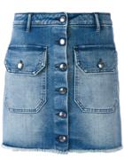 The Seafarer 'liberte' Denim Skirt - Blue
