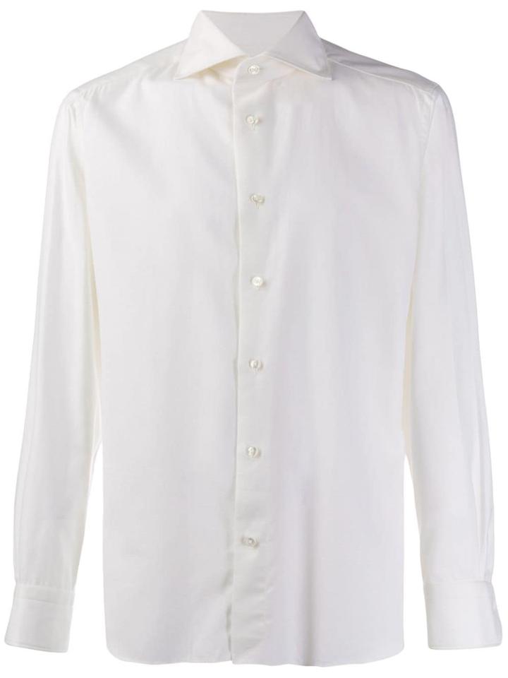 Ermenegildo Zegna Spread Collar Shirt - White