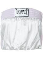 Unravel Project Logo Band Crop Top - Grey