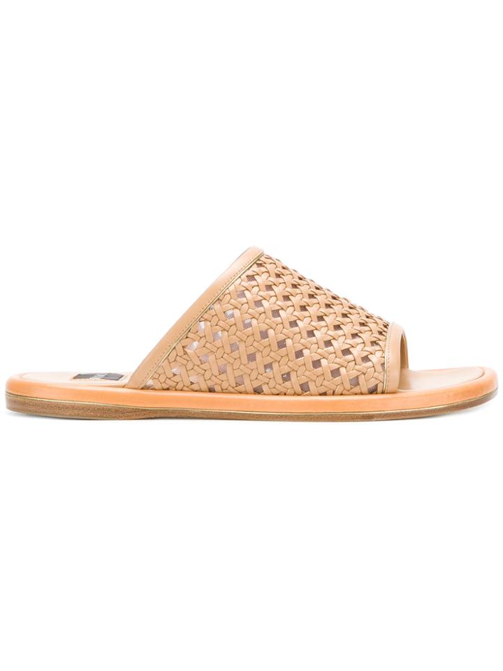 Rodo Woven Sandals - Nude & Neutrals