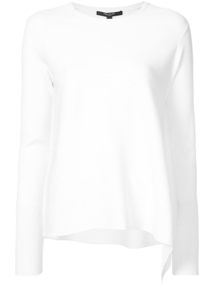 Derek Lam Draped Jumper - White