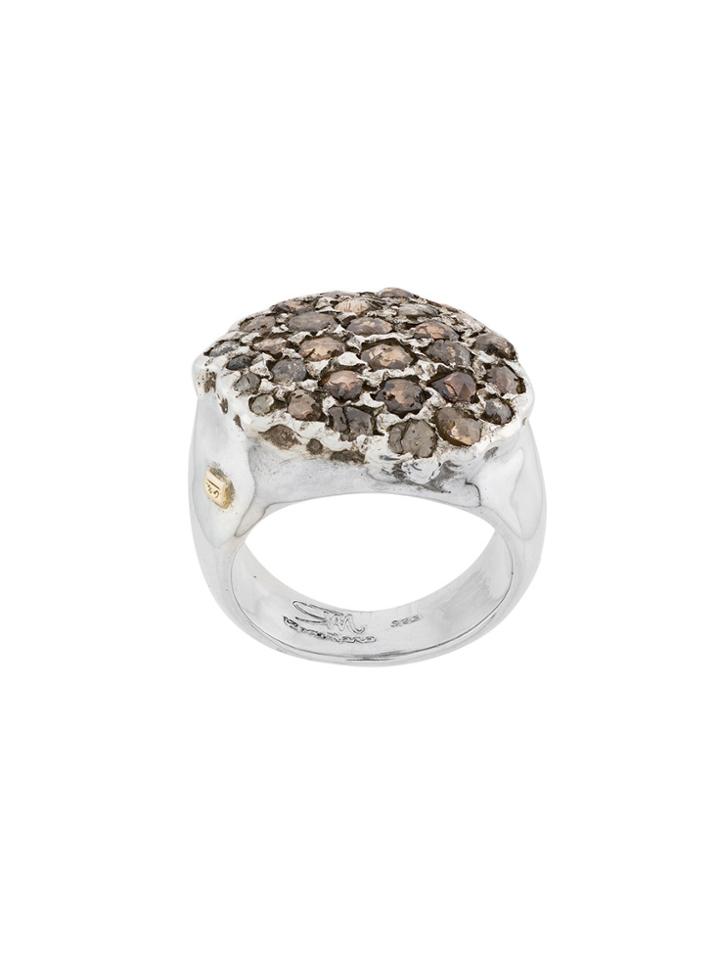 Rosa Maria Mina Ring - Metallic