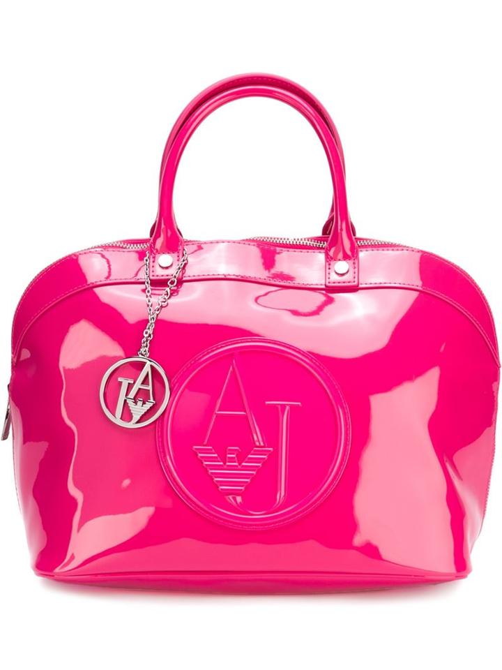 Armani Jeans Medium Logo Tote Bag
