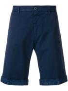 Etro Washed Bermuda Shorts - Blue