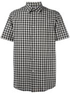 Ps By Paul Smith Checked Short Sleeved Shirt, Men's, Size: Large, Black, Cotton